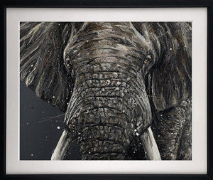 Gino Framed Signed Limited Edition Print on Paper by Artist Paul Oz