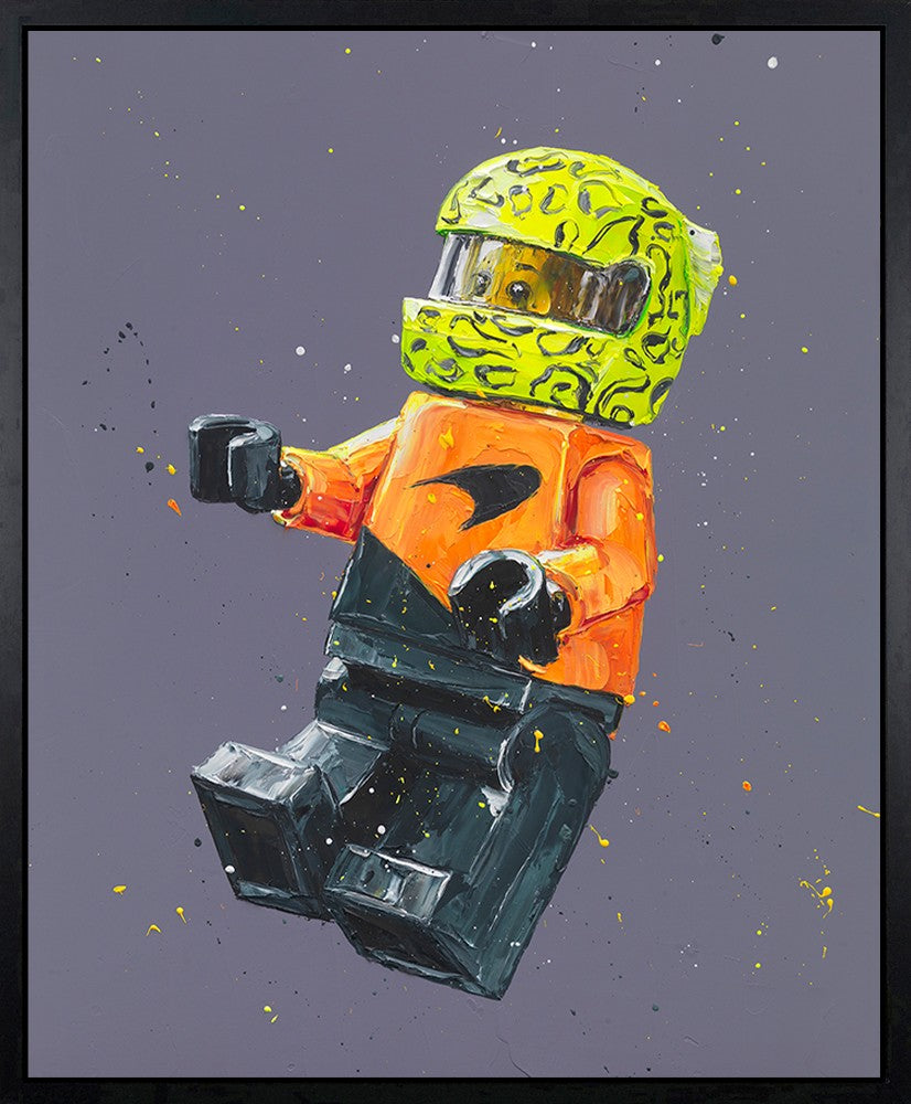 Lego Lando Signed Limited Edition Print on Boxed Canvas by Artist Paul Oz