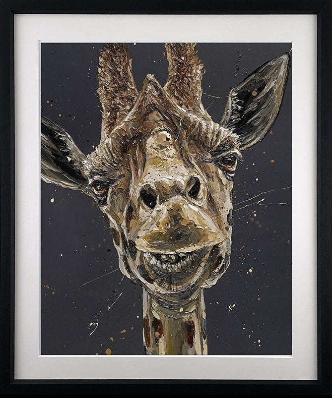 Lisa Framed Signed Limited Edition Print on Paper by Artist Paul Oz