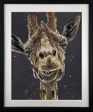 Lisa Framed Signed Limited Edition Print on Paper by Artist Paul Oz