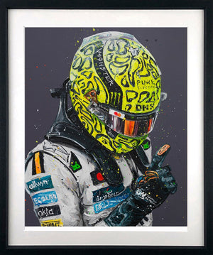 Monaco Baby Yeah Framed Limited Edition Print on Paper by Artist Paul Oz