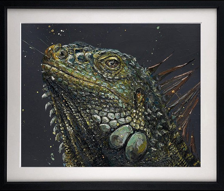 Pop Framed Signed Limited Edition Print on Paper by Artist Paul Oz