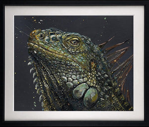 Pop Framed Signed Limited Edition Print on Paper by Artist Paul Oz