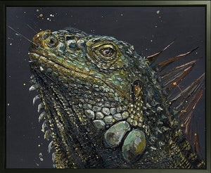 Pop Framed Signed Limited Edition Print on Canvas by Artist Paul Oz