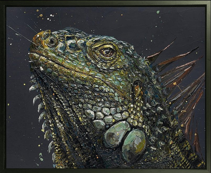 Pop Framed Signed Limited Edition Print on Canvas by Artist Paul Oz