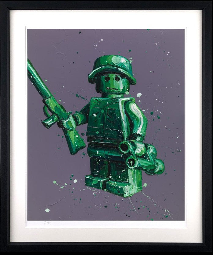 Ryan  Framed Signed Limited Edition Print on Paper by Artist Paul Oz