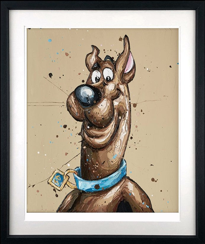 Scooby Doo  Framed Signed Limited Edition Print on Paper by Artist Paul Oz
