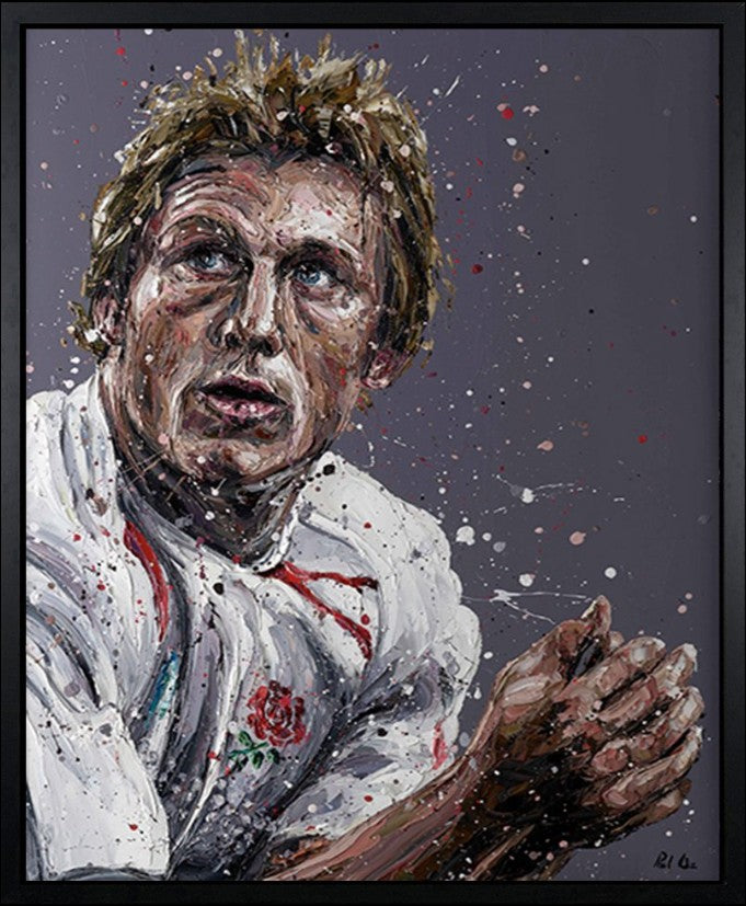 Wilko 17 Framed Signed Limited Edition Print on Canvas by Artist Paul Oz